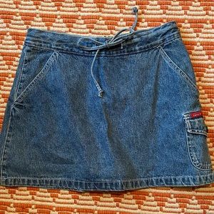zana di vintage jean skort